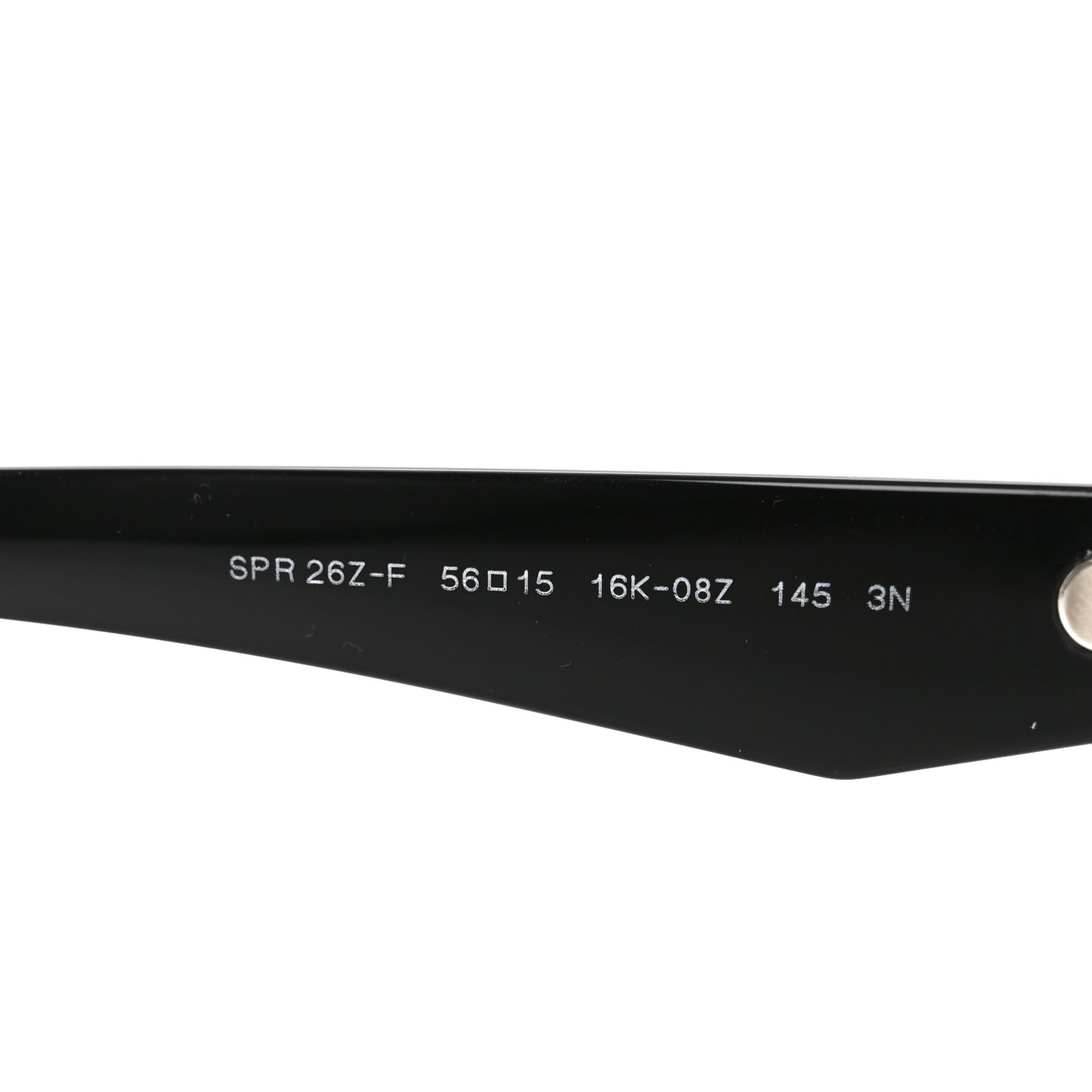 Acetate Oval Sunglasses SPR 26Z Black