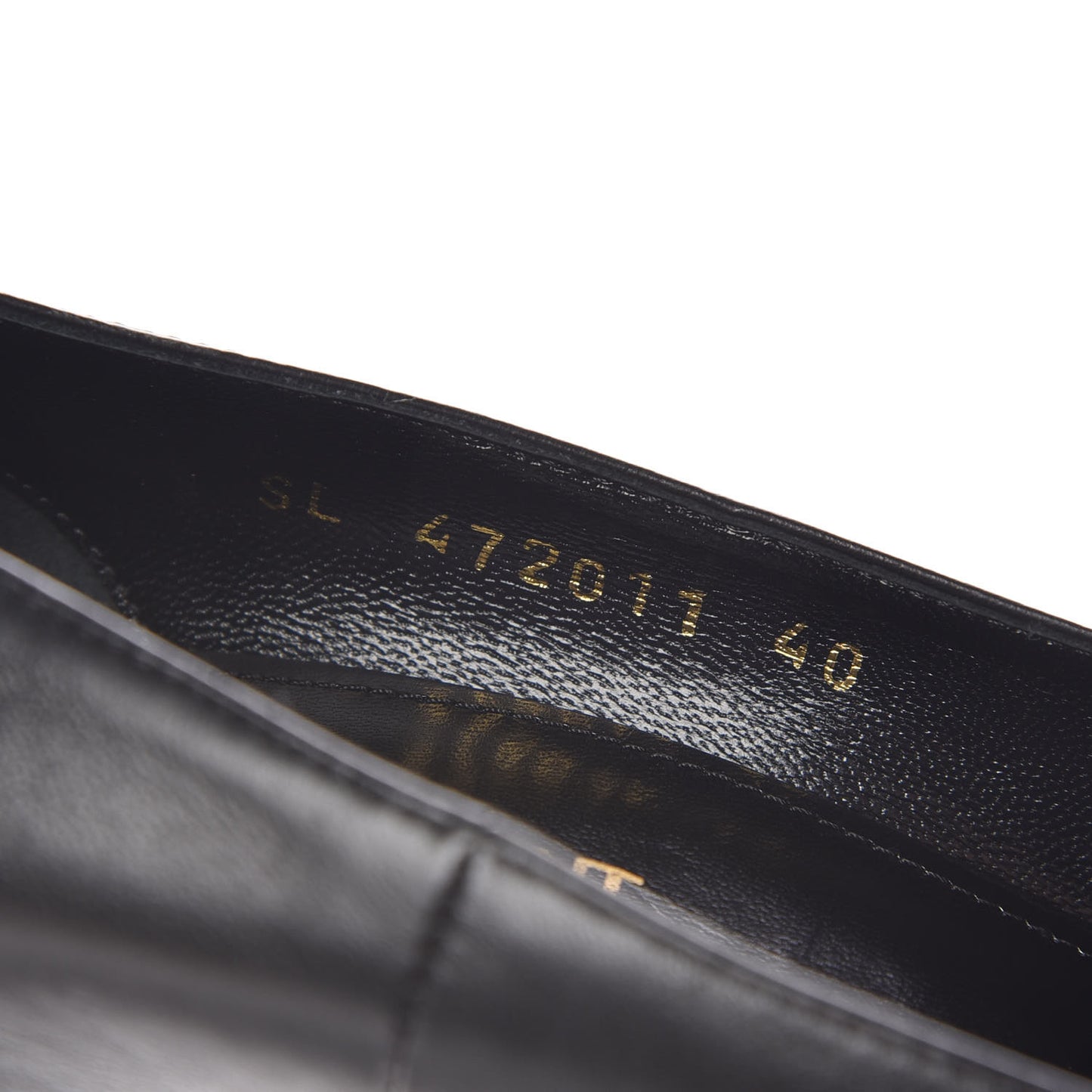 Calfskin Opyum 100 Pumps 40 Black