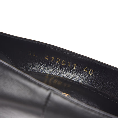 Saint Laurent Calfskin Opyum 100 Pumps 40 Black 8 of 9
