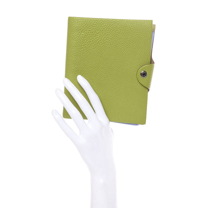 Hermes Togo Ulysse PM Notebook Vert Anis 2 of 10