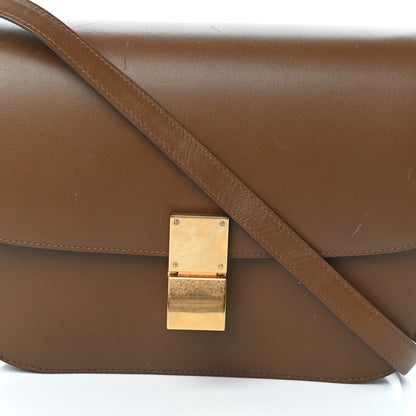 Celine Box Calfskin Medium Classic Box Flap Bag Camel 10 of 12