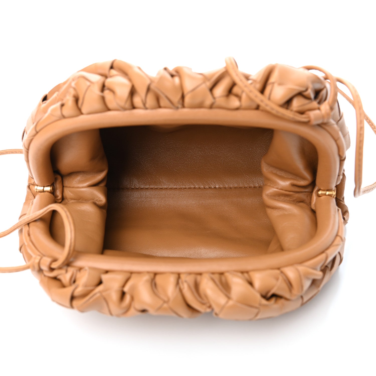 Bottega Veneta Nappa Intrecciato The Mini Pouch Carmel 4 of 4