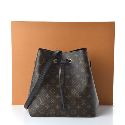 Louis Vuitton Monogram Neonoe MM Black 10 of 10