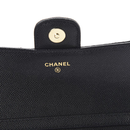 Chanel Caviar Quilted Glasses Case With Chain Black 8 of 12