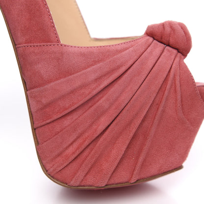 Christian Louboutin Veau Velours Miss Benin 160 Pumps 35.5 Rose Paris 8 of 9