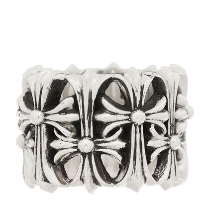 Chrome Hearts Sterling Silver Cemetery Cross Ring 65 11 1 of 6