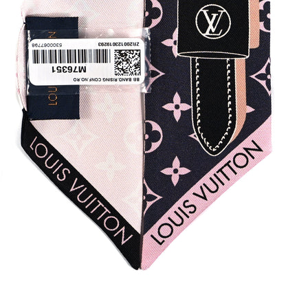 Louis Vuitton Silk Monogram Rising Confidential BB Bandeau Black Rose 3 of 4