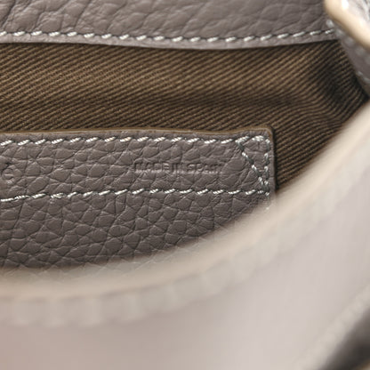 Chloe Calfskin Mini Marcie Round Crossbody Bag Cashmere Grey 6 of 11