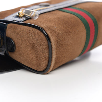 Gucci Suede Small Ophidia Belt Bag 75 30 Brown 9 of 10
