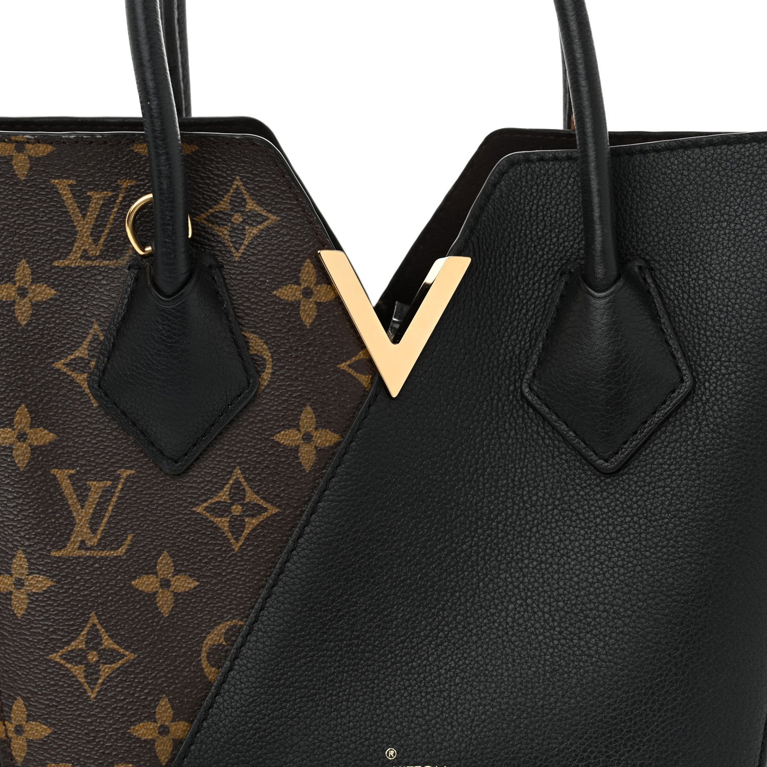 Louis Vuitton Calfskin Monogram Kimono Tote PM Black 7 of 15