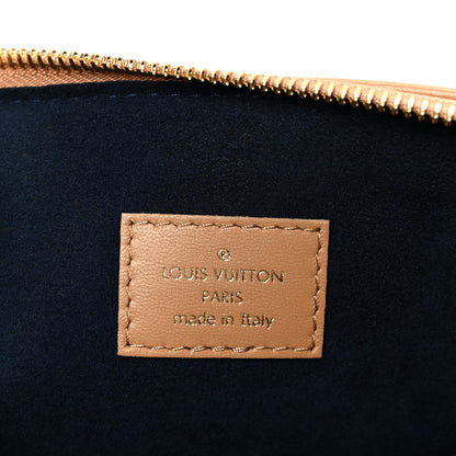 Louis Vuitton Lambskin Embossed Monogram Coussin PM Camel 8 of 12
