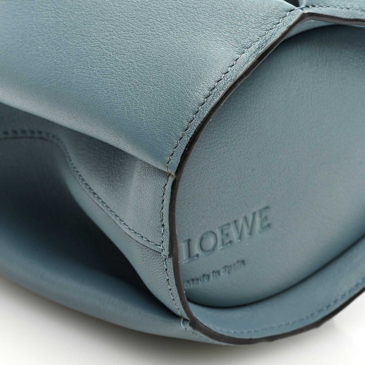Loewe Calfskin Mini Elephant Crossbody Bag Blue 8 of 9