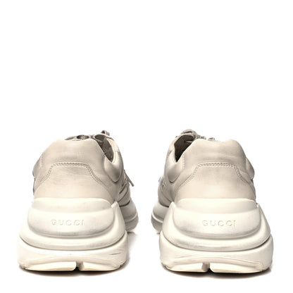 Gucci Calfskin Mouth Print Mens Rhyton Sneakers 11 Ivory 5 of 9