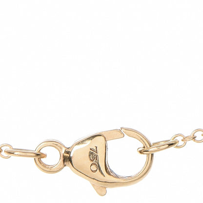 David Yurman 18K Yellow Gold Diamond Initial H Charm Necklace 6 of 7