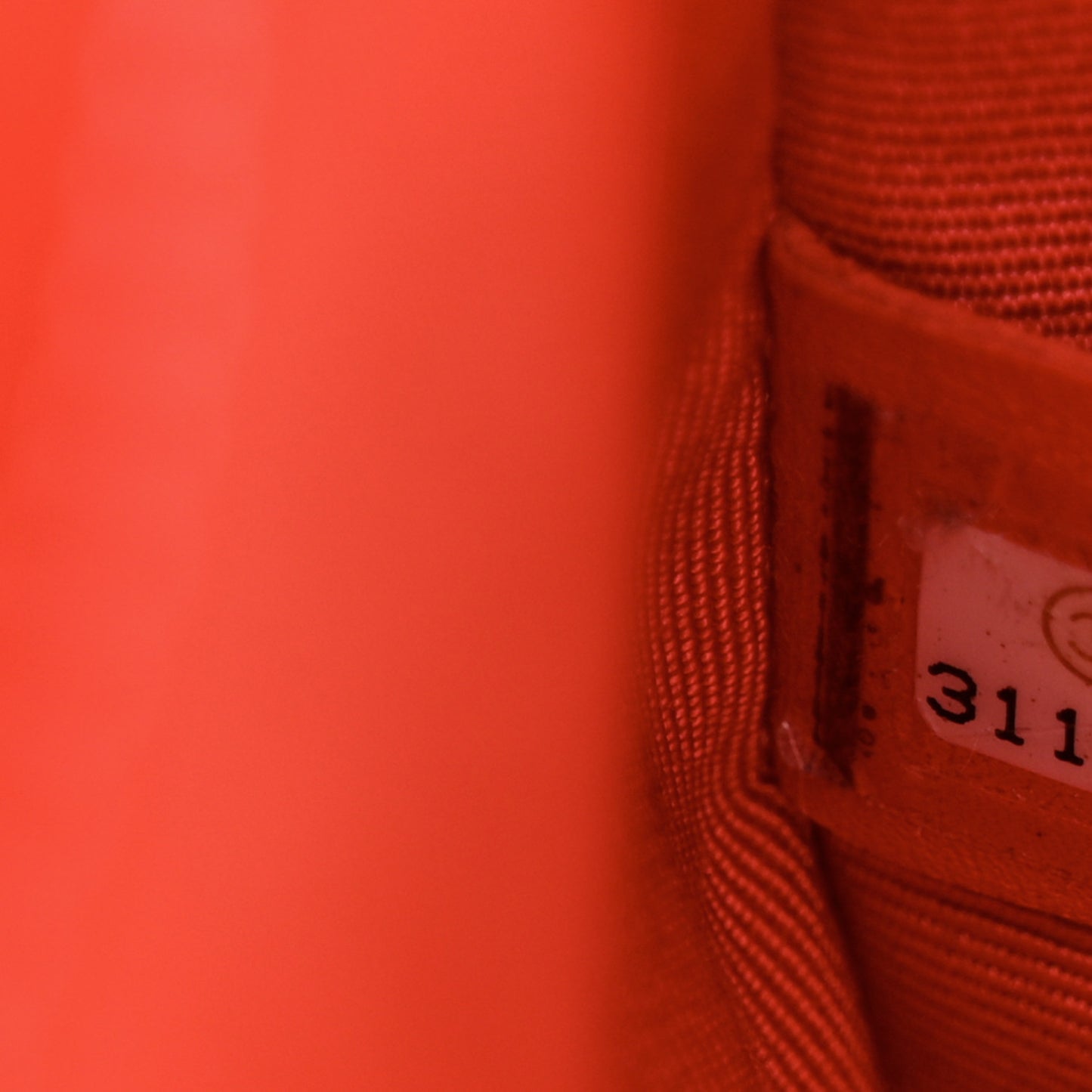 Raffia Jute Striped Medium Urban Jungle Single Flap Red