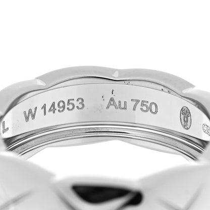 Chanel 18K White Gold Small Coco Crush Ring 51 5.75 5 of 5