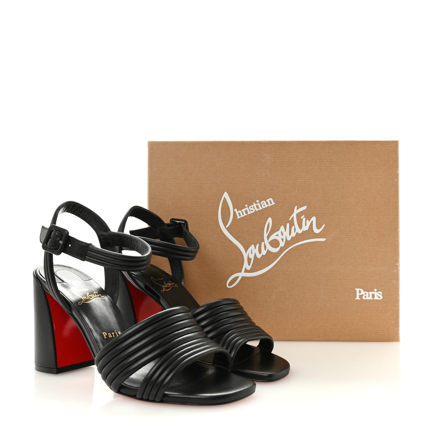 Nappa Manola 85 Sandals 39 Black