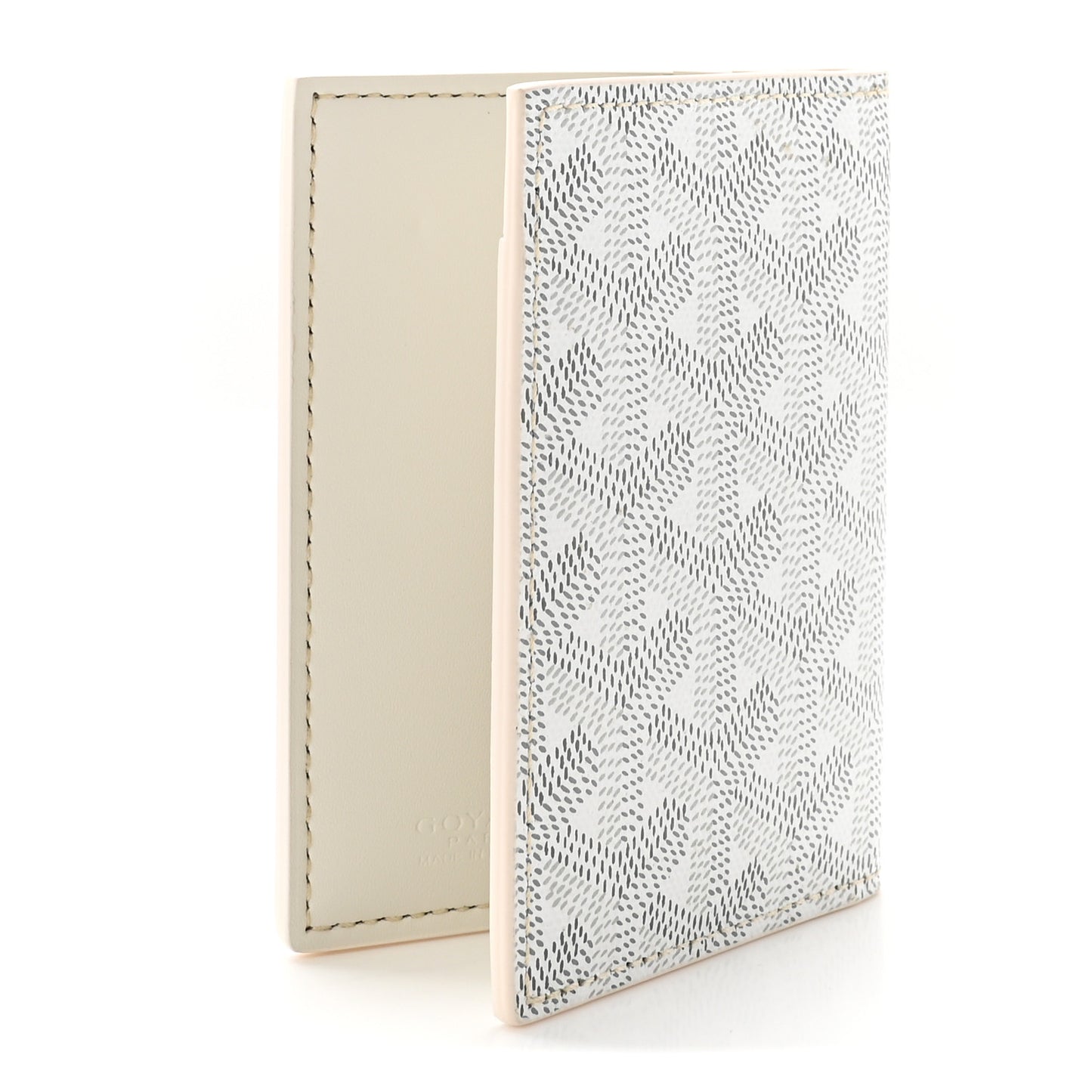 Goyardine Saint Marc Card Holder White