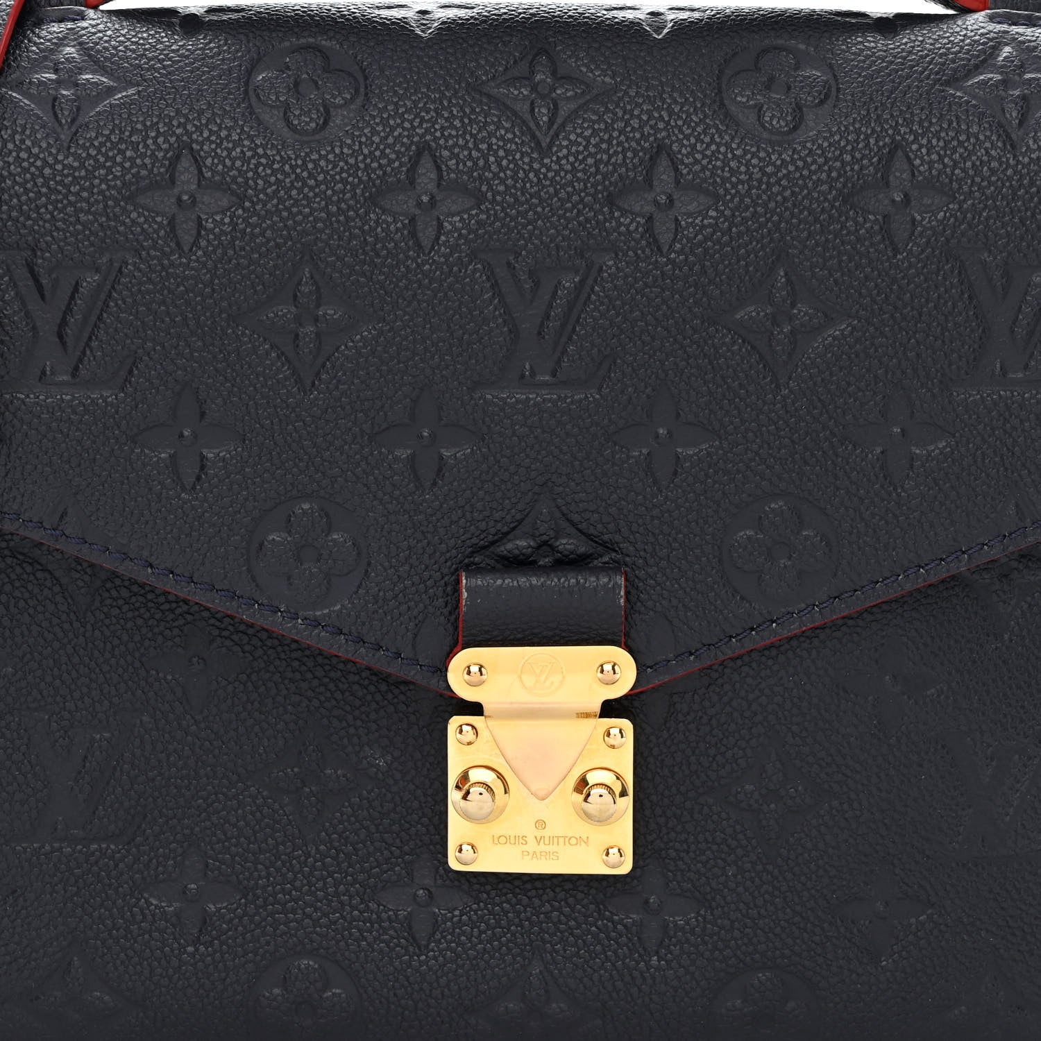 Louis Vuitton LOUIS VUITTON Empreinte Pochette Metis Marine Rouge 8 of 13