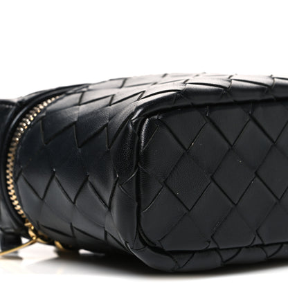 Bottega Veneta Calfskin Intrecciato Bang Bang Vanity Case Black 10 of 11