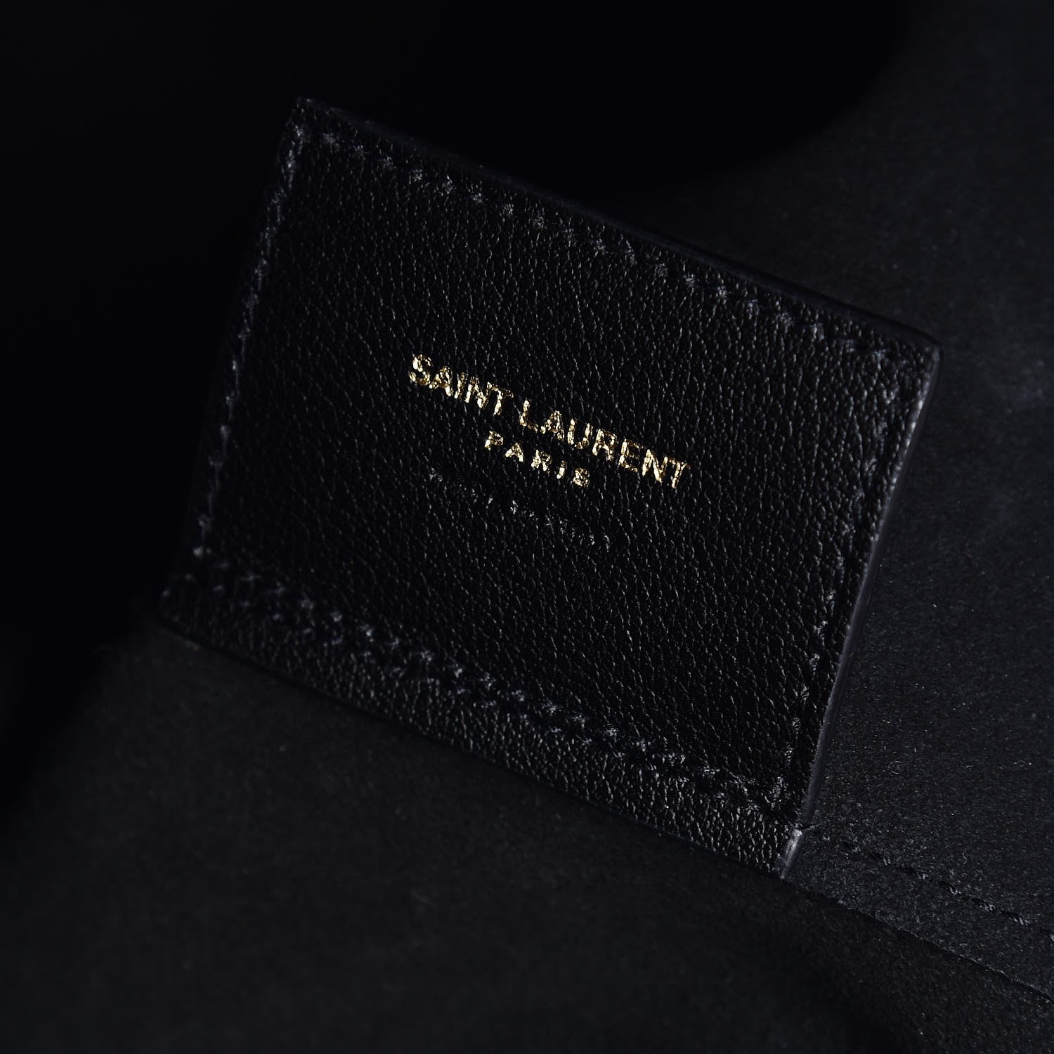 Saint Laurent Calfskin Large Shopping Tote Black 8 of 12