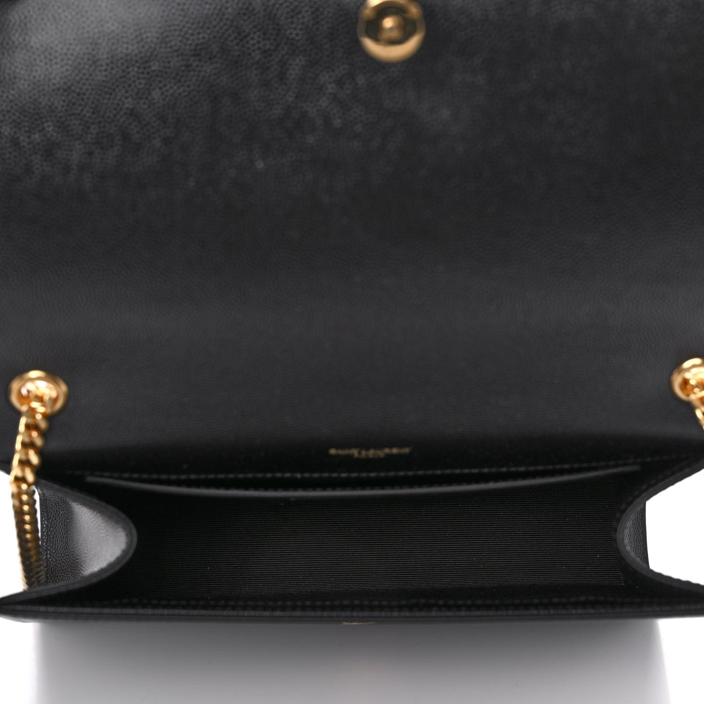 Grain De Poudre Medium Classic Monogram Kate Satchel Black
