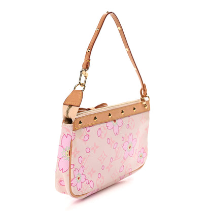 Louis Vuitton Monogram Cherry Blossom Pochette Accessories Pink 3 of 12