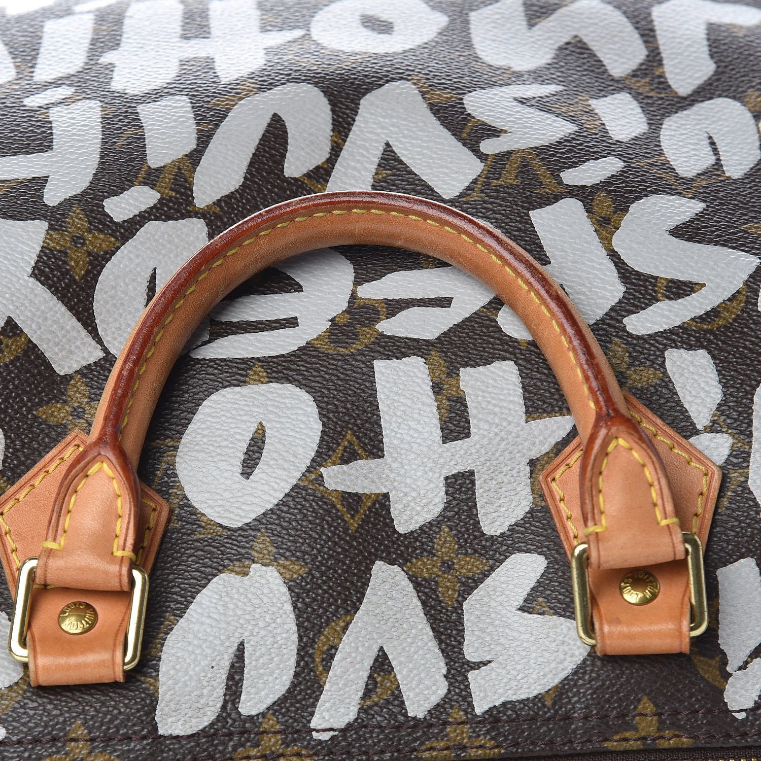 Louis Vuitton Monogram Graffiti Speedy 30 Silver 26 of 26