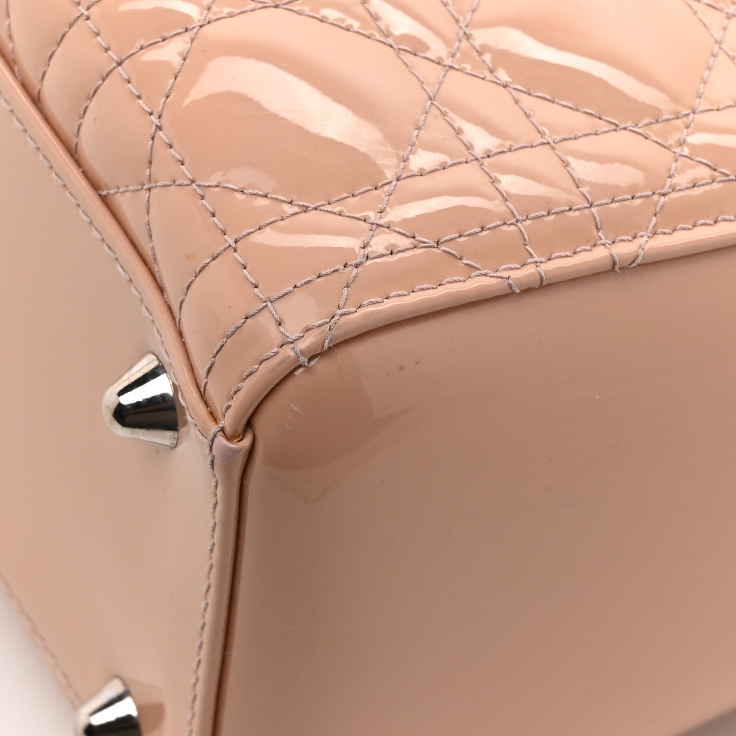 Christian Dior Patent Cannage Large Lady Dior Light Pink 17 of 17