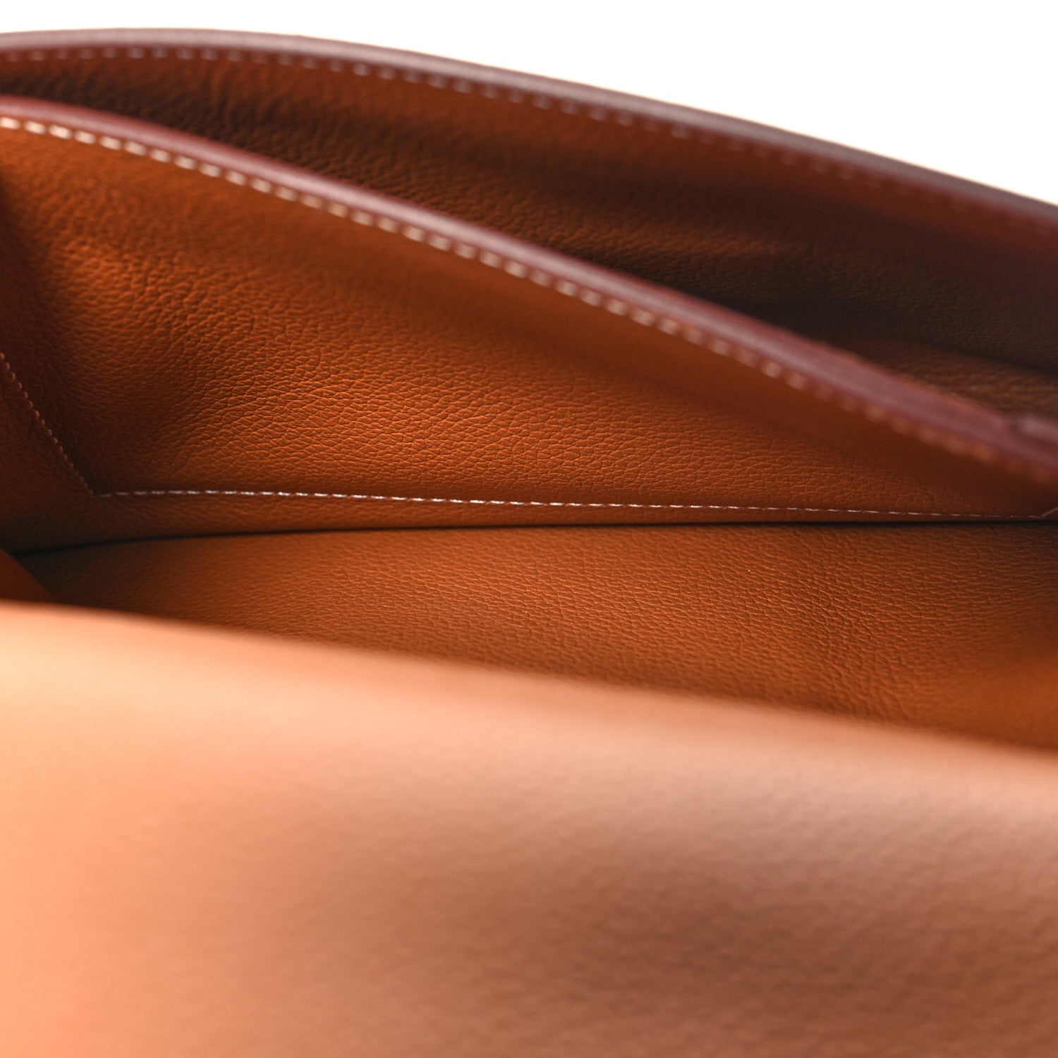 Hermes Evergrain Evercolor H Passant Clutch Gold 6 of 12