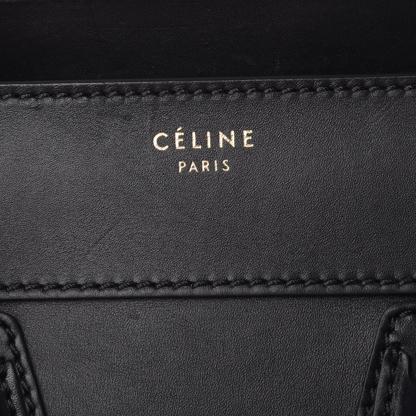 Smooth Calfskin Mini Luggage Black