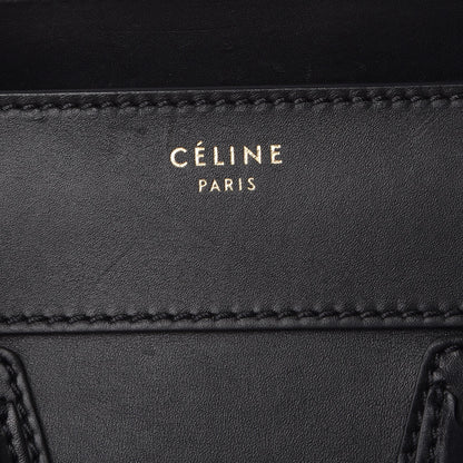 Celine Smooth Calfskin Mini Luggage Black 6 of 12