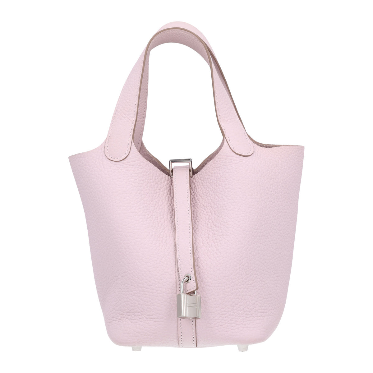 Taurillon Clemence Picotin Lock 18 PM Mauve Pale