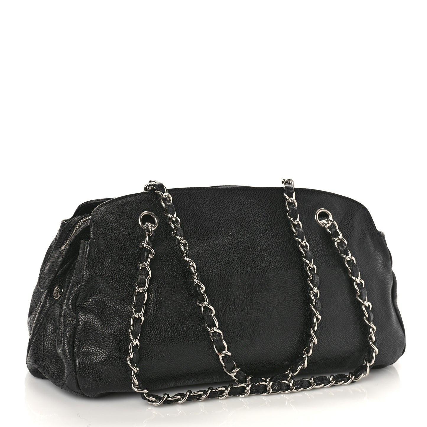 Caviar CC Timeless Shoulder Bag Black