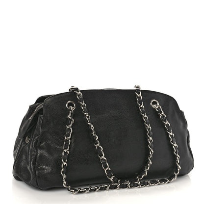 Chanel Caviar CC Timeless Shoulder Bag Black 3 of 10