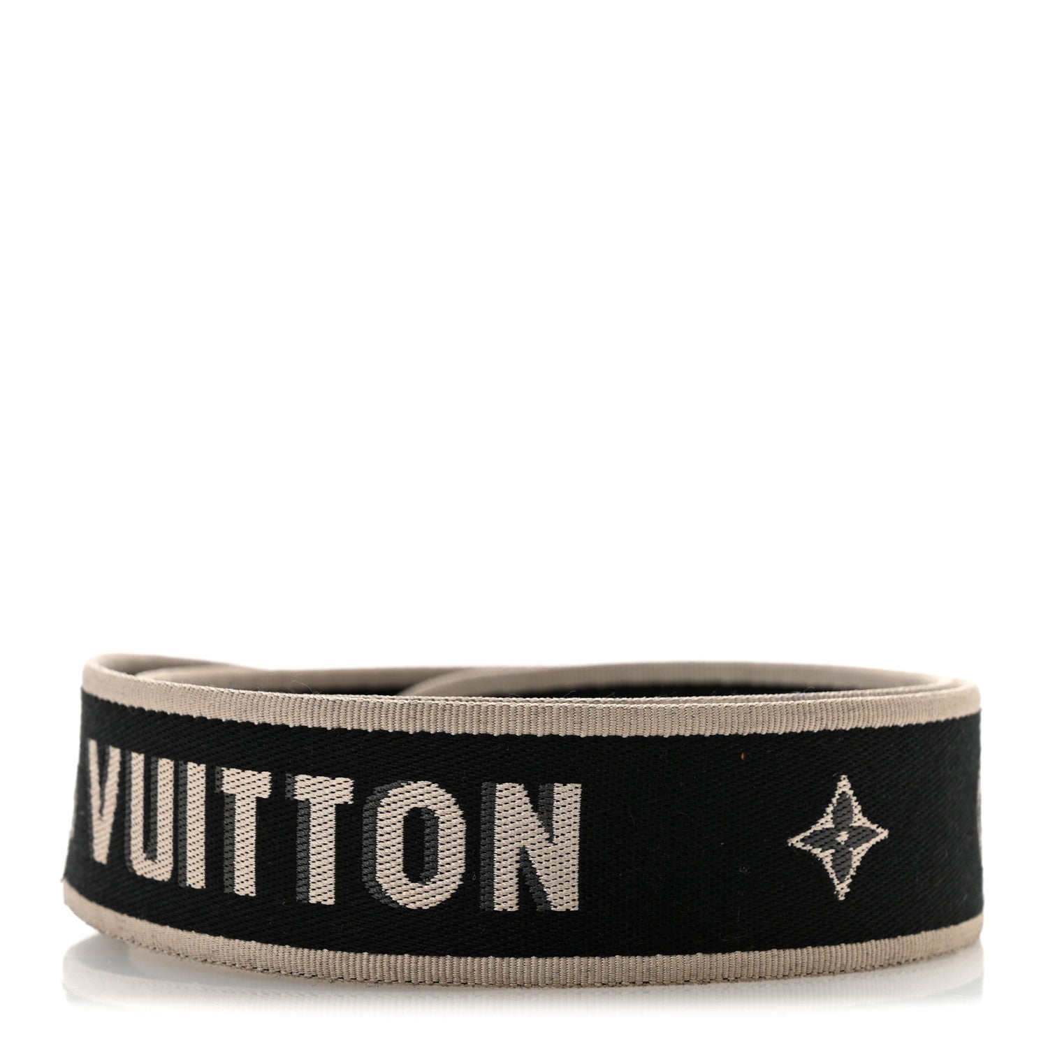 Louis Vuitton Jacquard Diane Shoulder Strap  Black Ivory 2 of 5