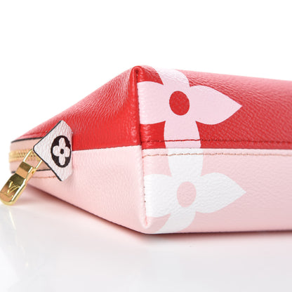 Louis Vuitton Monogram Giant Cosmetic Pouch Rouge 5 of 9