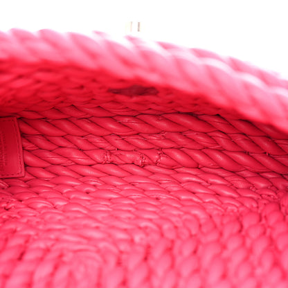 Bottega Veneta Lambskin Torchon Tasseled Twisted Shoulder Bag Lollipop 5 of 9