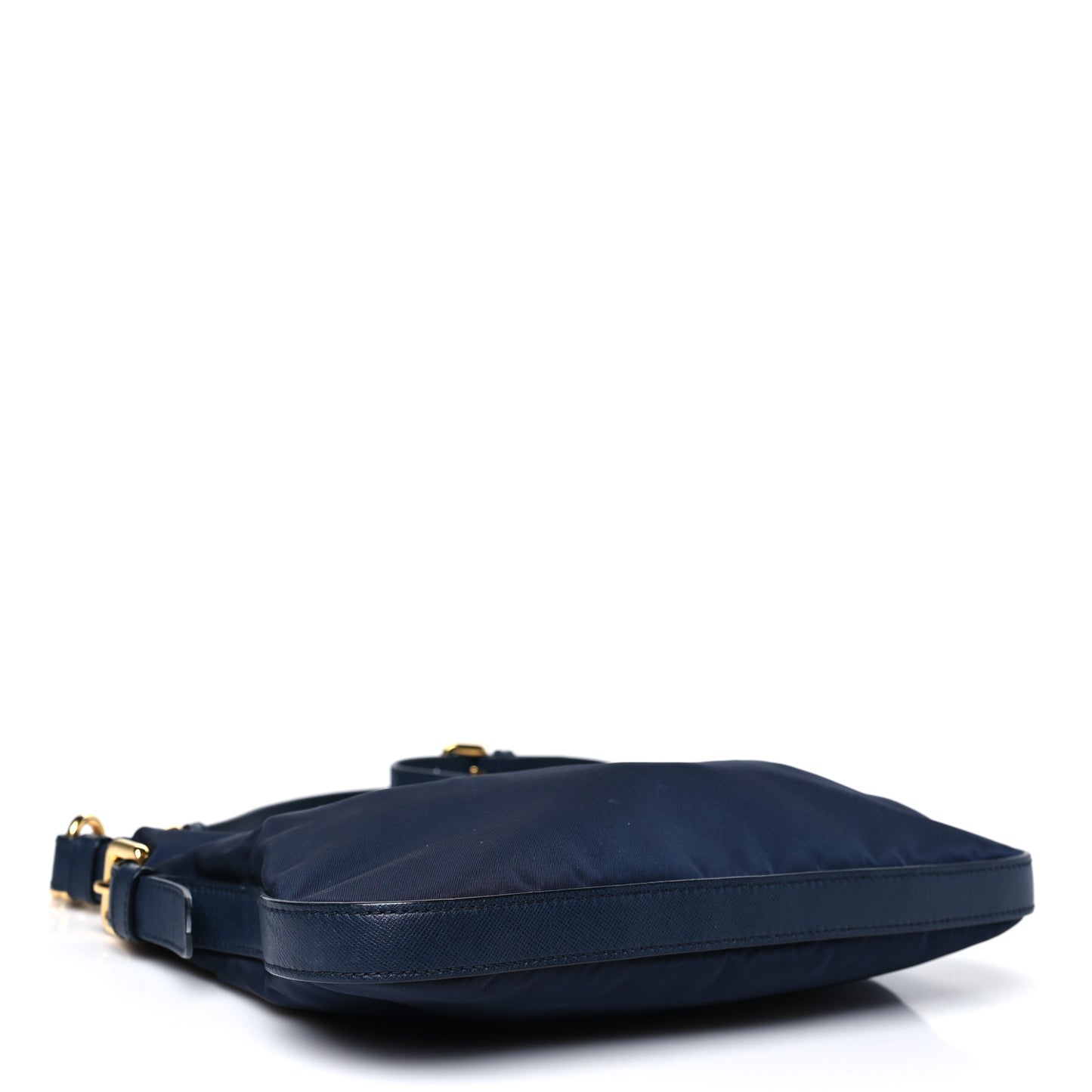 Tessuto Nylon Saffiano Small Crossbody Bag Navy