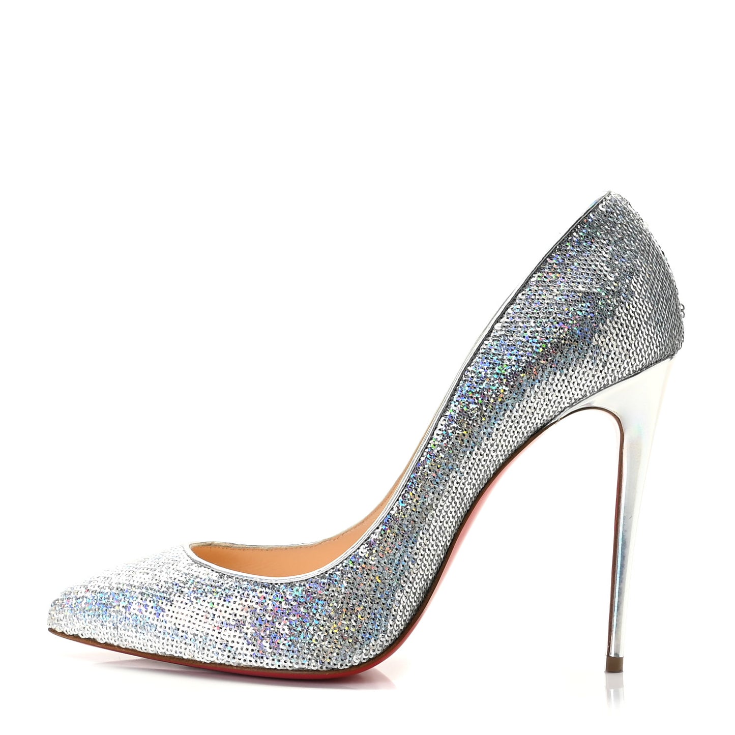 Paillettes Hotfix Specchio Pigalle Follies 100 Pumps 40 Silver