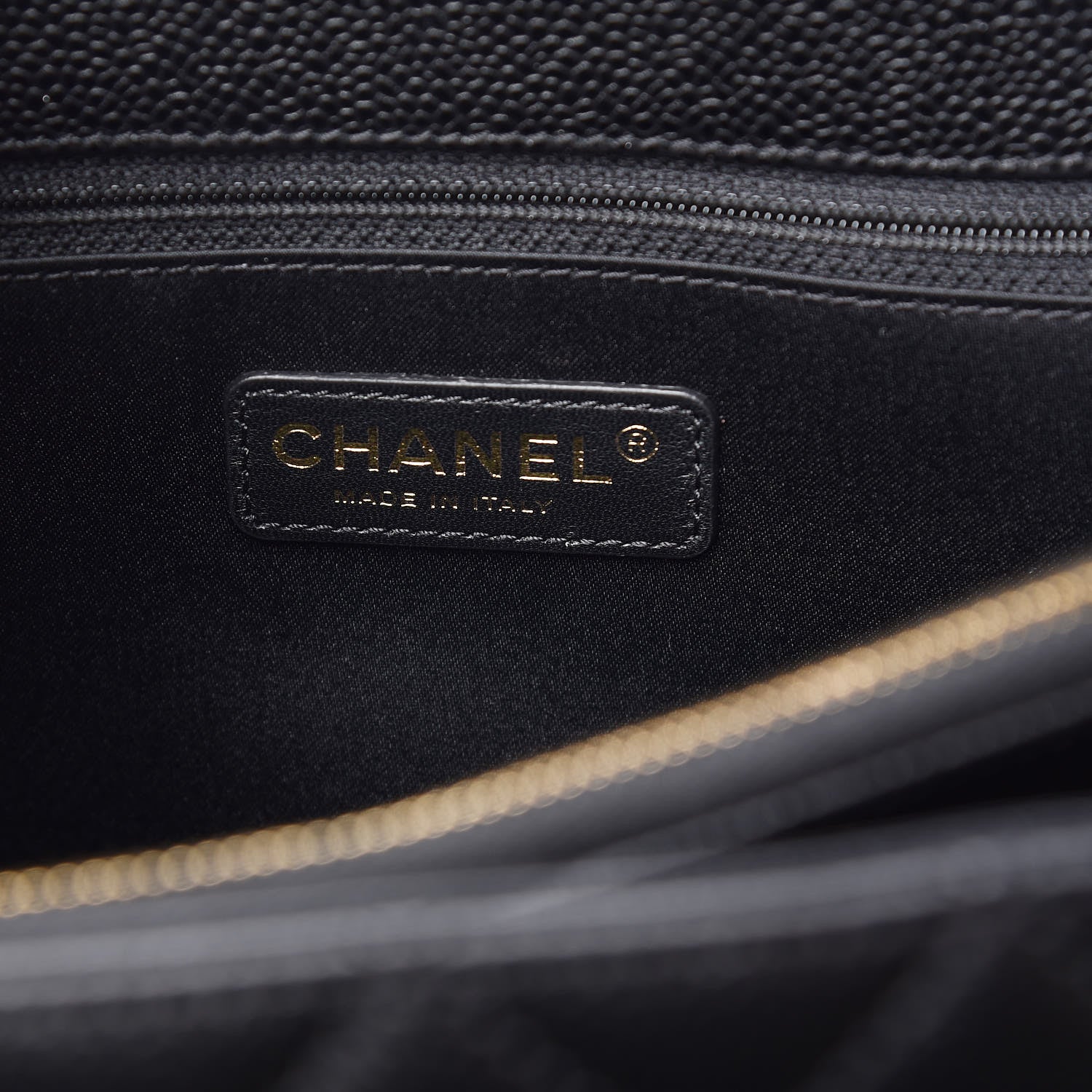 Chanel Caviar Quilted Grand Shopping Tote GST Black 6 of 10