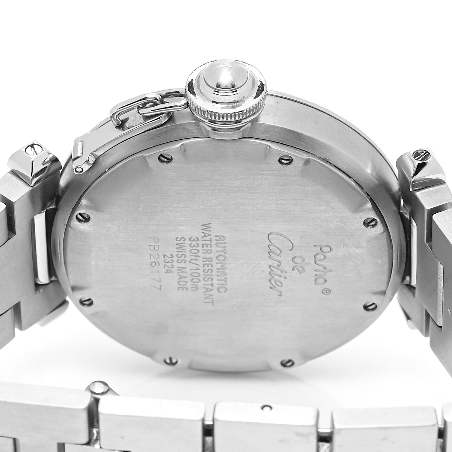Cartier Stainless Steel 35mm Pasha C Automatic Watch 4 of 4