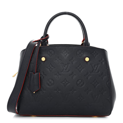 Louis Vuitton Empreinte Montaigne BB Marine Rouge 1 of 10