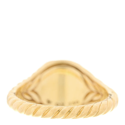 David Yurman 18K Yellow Gold Sculpted Cable Pinky Ring 47 4 3 of 4