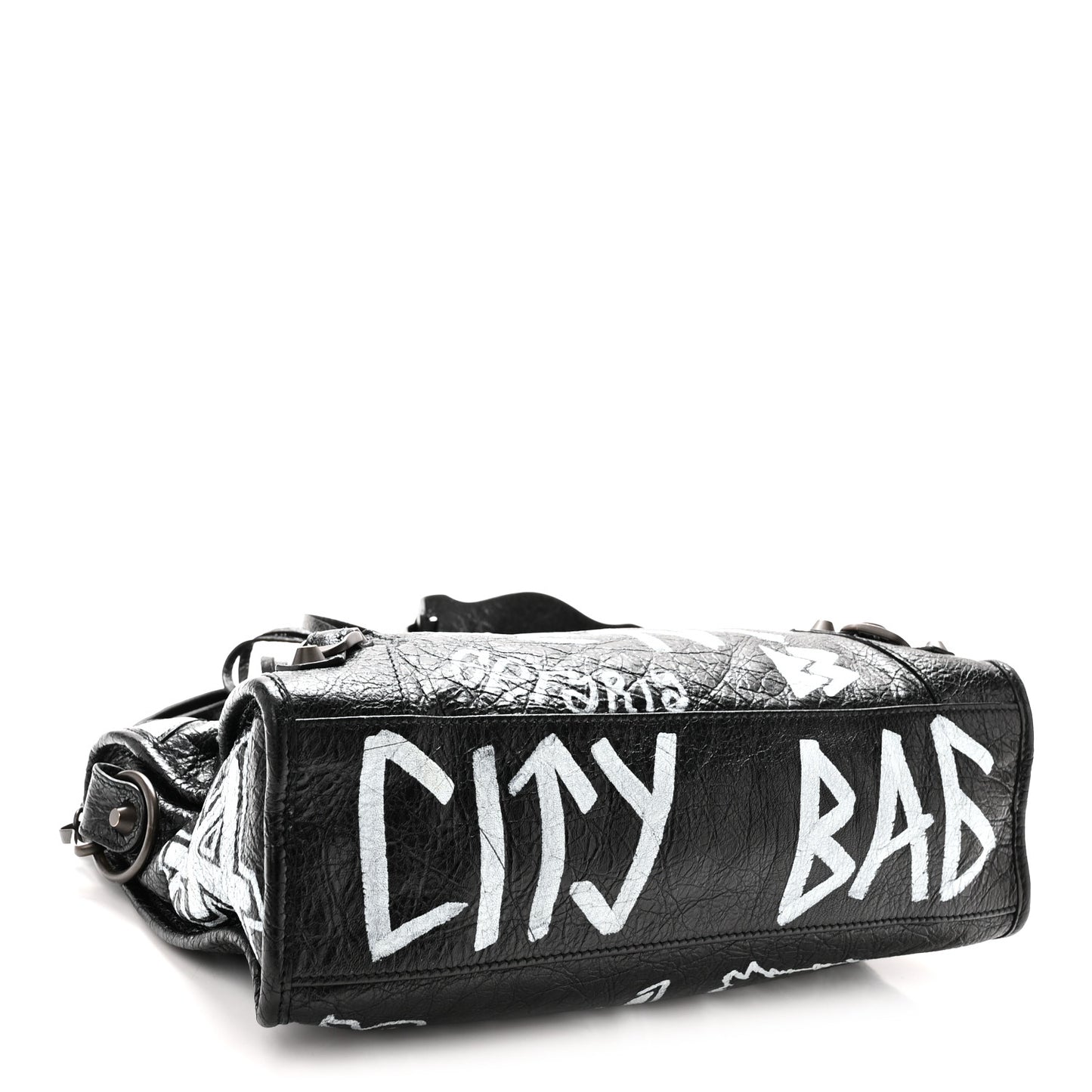 Agneau Classic Hardware Graffiti All Over S City Black Black