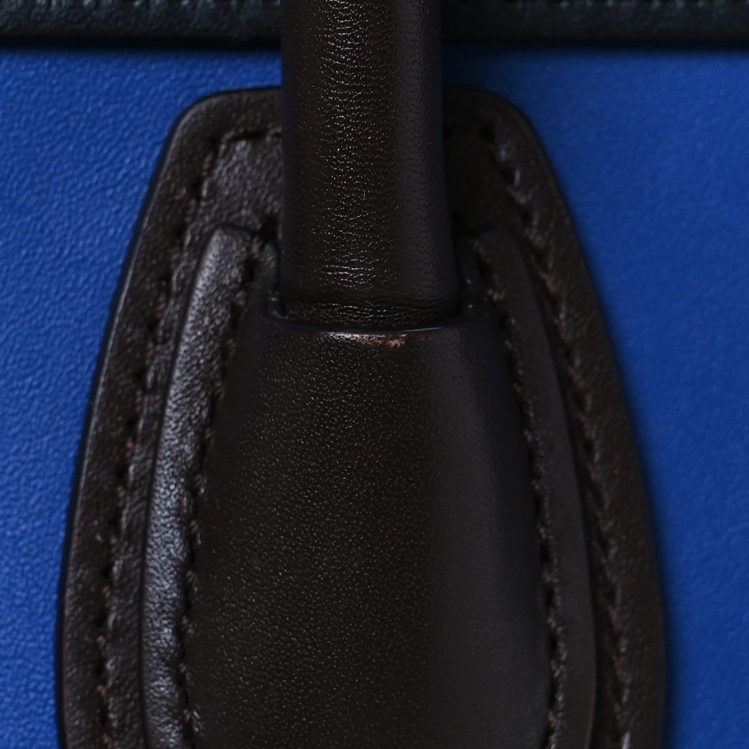 Celine Smooth Calfskin Bullhide Nano Tri-Color Luggage Indigo 13 of 14