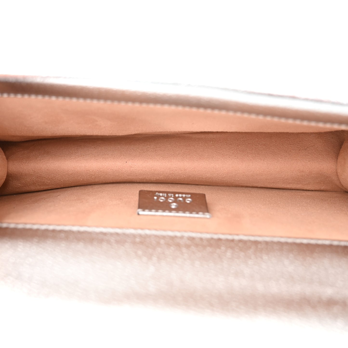Metallic Textured Calfskin Crystal Small Dionysus Shoulder Bag Silver