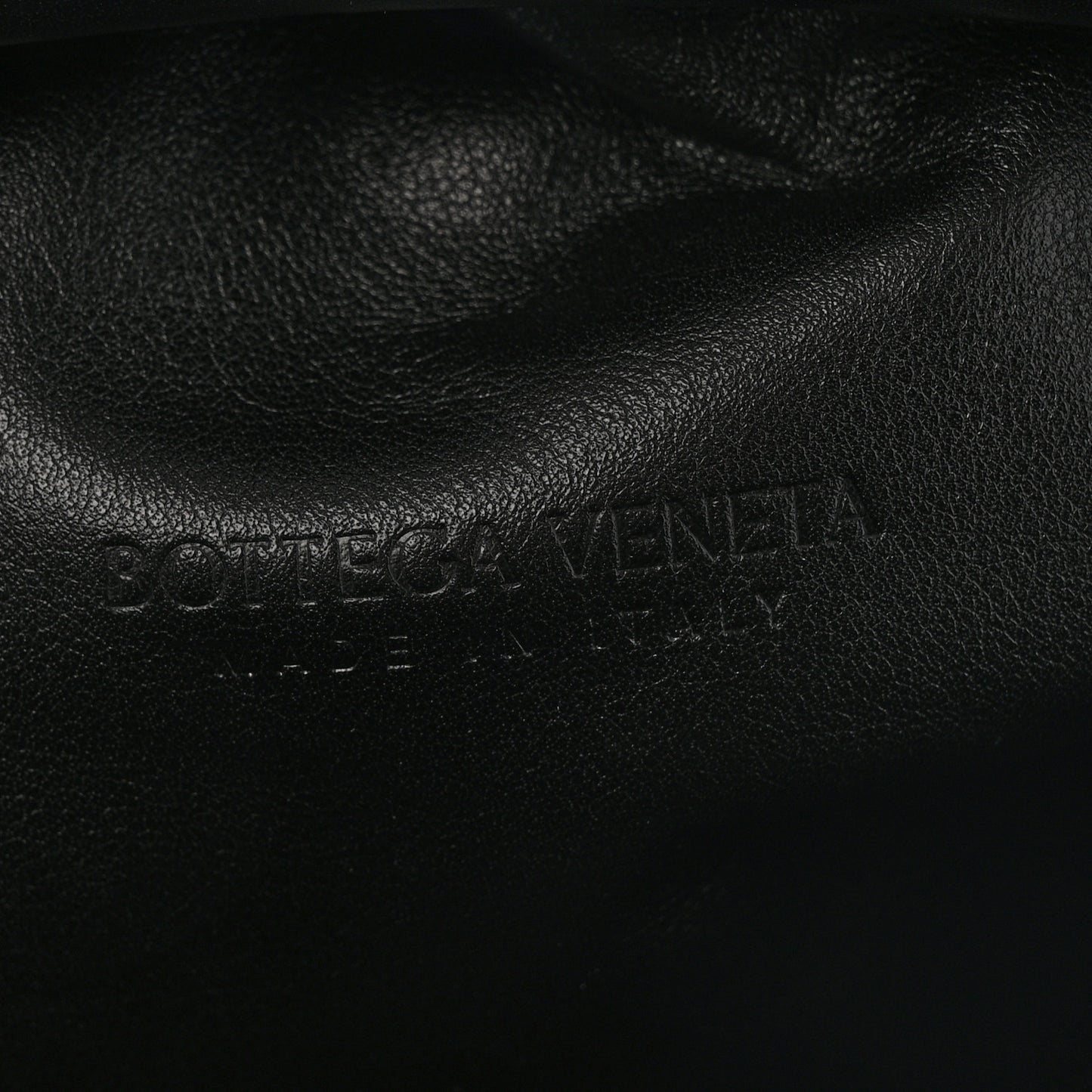 Smooth Butter Calf The Pouch Oversized Clutch Black