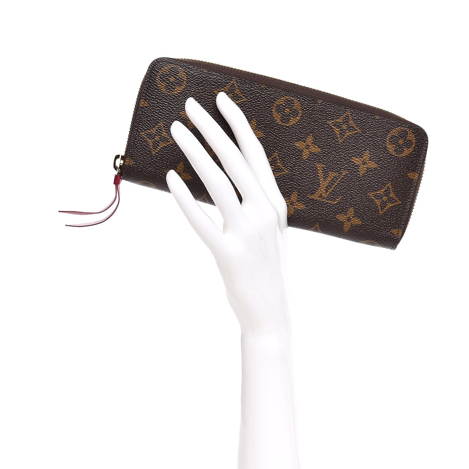 Louis Vuitton Monogram Clemence Wallet Fuchsia 2 of 7