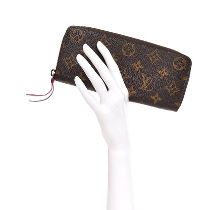 Louis Vuitton Monogram Clemence Wallet Fuchsia 2 of 7